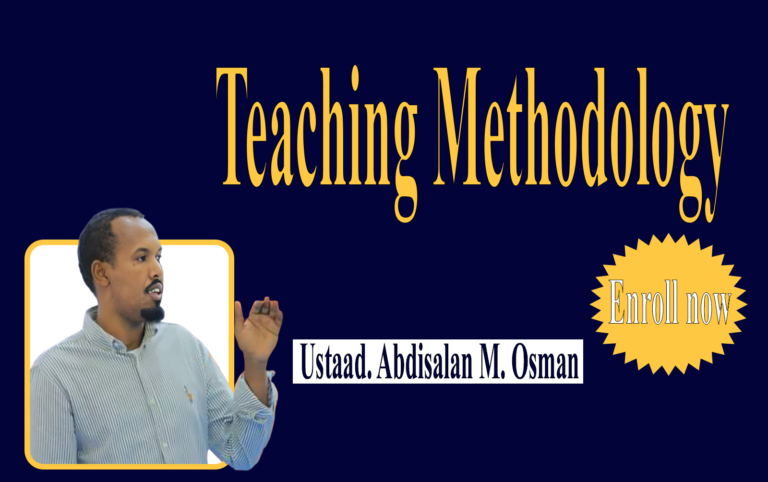 Teaching Methodology